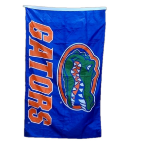 UF FLORIDA GATOR FLAG 2 SIDED Nylon Indoors Outdoors 60X36
